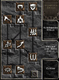 Poison and Bone Skill Tree