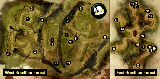 Guide for Dragon Age: Origins - Brecilian Forest