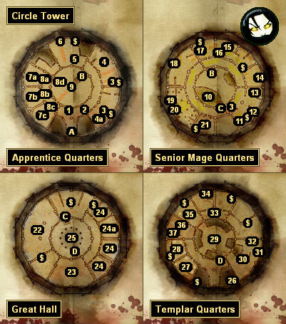 The Circle tower - Summoning sciences, The Circle tower - Dragon Age:  Origins Game Guide
