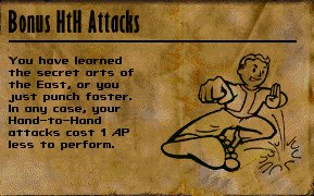 Bonus HtH Attacks