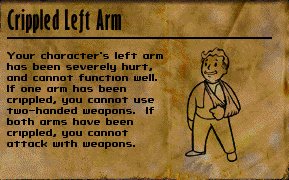 Crippled Left Arm