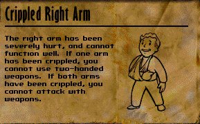 Crippled Right Arm