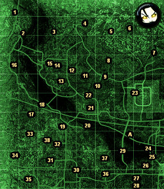 Fallout 3, Map of all discoverable locations