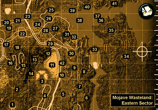 Карта fallout 3 new vegas
