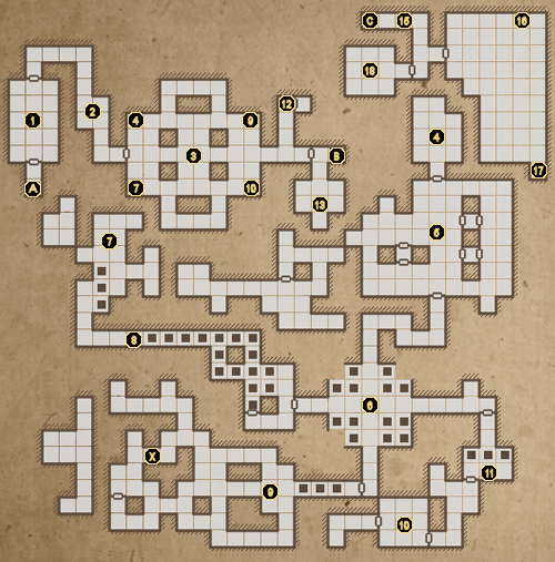 Legend of grimrock карта