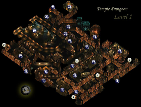 Temple Dungeon Level 1