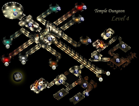 Temple Dungeon Level 4